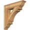 Ekena Millwork Merced Traditional Rough Sawn Bracket, Western Red Cedar, 6"W x 30"D x 30"H BKT06X30X30MRC01RWR - alternate 1